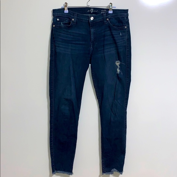 7 For All Mankind Denim - 7 for All Mankind Gwenevere Ankle Jeans 32